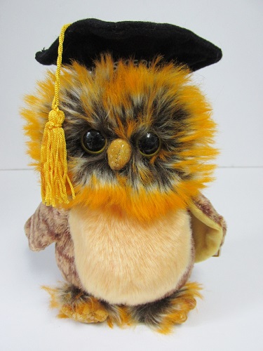 "Smartest", Graduate Owl - Beanie Baby<br>(Click on picture for full details)<br>